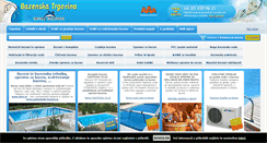 Desktop Screenshot of bazenska-trgovina.si